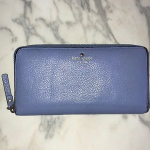 Blue Kate Spade Wallet